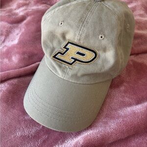 Purdue University Khaki Cap